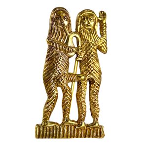 Forest people, medieval pilgrim badge