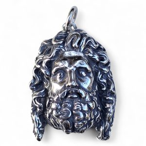 Greek God Zeus, pendant silver 925