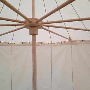 Wiese mittelalterliches Zelt Durchmesser 4 m, Höhe 3,7 m