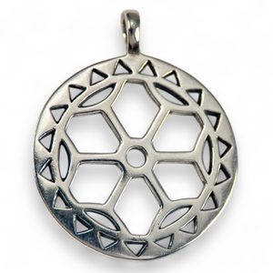 SOLAR CIRCLE, Rokcany - Bohemia,silver pendant 11g