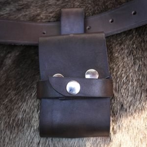 ENSEMBLE BUSHCRAFT POUR ÉPICES, ampoules et pochette en cuir, système Perunika
