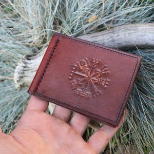 VEGVISIR, leather wallet