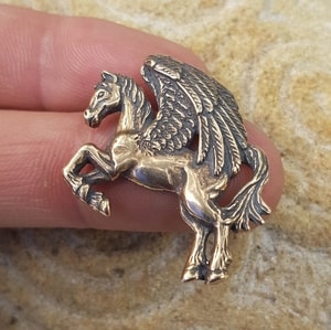 PEGASUS, ANHÄNGER, BRONZE - ANHÄNGER, HALSKETTEN{% if kategorie.adresa_nazvy[0] != zbozi.kategorie.nazev %} - SCHMUCKSTÜCKE{% endif %}