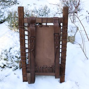 Sac à dos - bois et cuir - Bushcraft