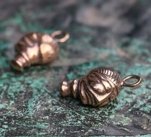 RIX, Celtic Head, replica, bronze pendant
