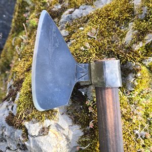 PILSEN, hache hussite médiévale du XVe siècle, réplique Bohême