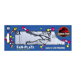 Jurassic Park Blechschild T-Rex Schema - Jurassic Park Schild