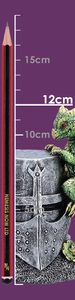 Figurine représentant un casque médiéval et un dragon, 12 cm