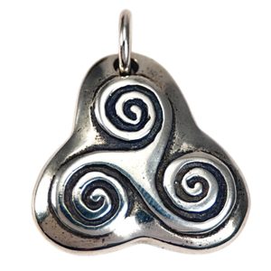 TRISKEL, pendant, silver 925