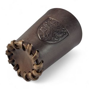 Leather dice holder - Bohemia