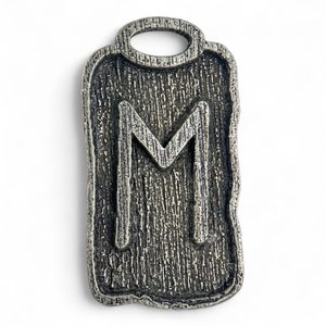 EHWAZ, Rune Pendant Zinc