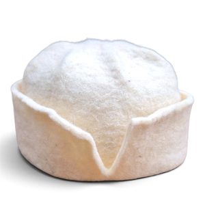 Medieval felt cap, wool