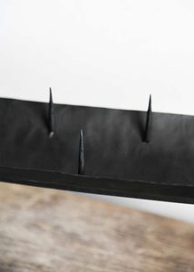 Drakkar, Viking ship, ritual forged candlestick
