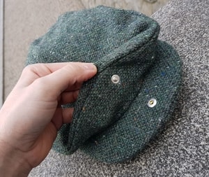 FINNEGAN IRISH CAP WOOL GREEN - HÜTE AUS IRLAND{% if kategorie.adresa_nazvy[0] != zbozi.kategorie.nazev %} - WOLLPRODUKTE{% endif %}