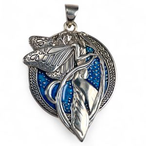 MIDNIGHT FAIRY, silver 925 pendant