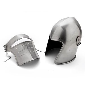 Basinet with visor, medieval helmet with visor