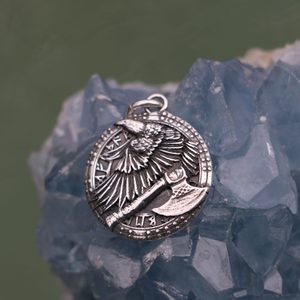 TO VALHALLA! Viking battle amulet, silver 925