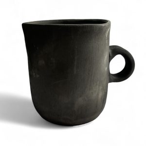 Medieval goblet, smoked ceramics