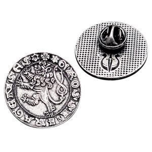 Prague groschen, pin, zinc