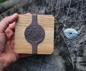 SPRING of the MOLDAU - Moldavite, silver necklace