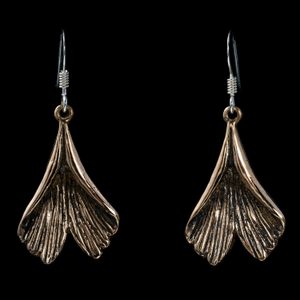 GINKGO, EARRINGS, BRONZE - COSTUME JEWELLERY{% if kategorie.adresa_nazvy[0] != zbozi.kategorie.nazev %} - JEWELLERY - BRONZE, ZINC{% endif %}