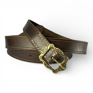 RENAISSANCE LEATHER BELT, brown