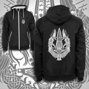 Odin's spear, hooded jacket