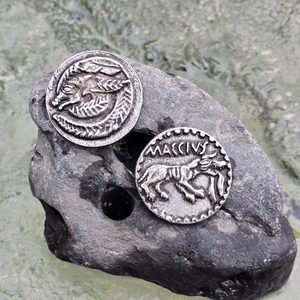 MACCIUS, tétradrachme celtique, réplique