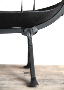 Drakkar, Viking ship, ritual forged candlestick