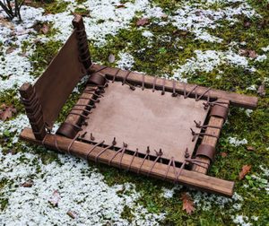 Sac à dos - bois et cuir - Bushcraft