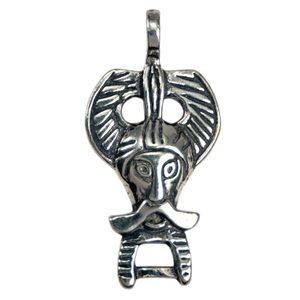 SILVER ODIN PENDANT, Ribe, Ag 925