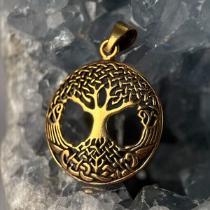 Keltský strom života, přívěsek, bronz