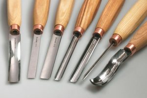 WOOD CARVING SET OF 7 CHISELS SC03 - CISEAUX À SCULPTER FORGÉS{% if kategorie.adresa_nazvy[0] != zbozi.kategorie.nazev %} - BUSHCRAFT, RECONSTITUTION, ACCESSOIRE{% endif %}