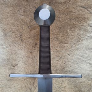 SION, one-handed sword, 14th–15th century, Full Tang, brown