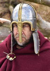 Coppergate Helmet, with butted aventail, 1.6 mm steel