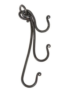 Hakenset für den Topf - geschmiedet, verstellbar