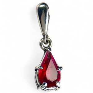 BATHORY, silver pendant, glass, Ag 925