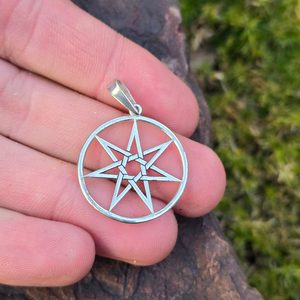 ELVENSTAR, silver pendant