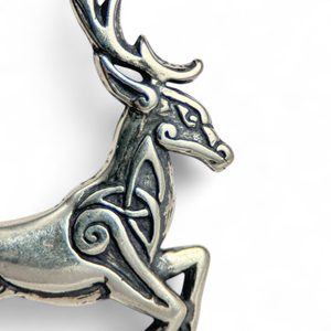 Cerf celtique - Herne, pendentif en argent