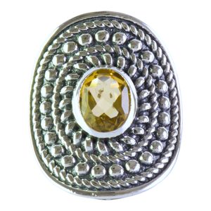 LEMONA, ring, citrine silver 925/1000