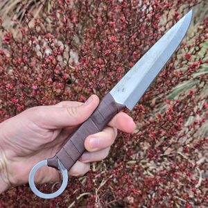 HIBERNIA Celtic knife - polished, brown