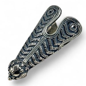 VIKING CAP END, Birka, sterling silver, 22 g