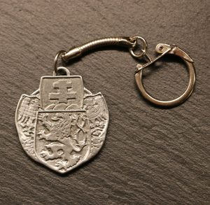 CZECHOSLOVAK LEGION, COAT OF ARMS, KEY RING, ZINC - ALL PENDANTS, OUR PRODUCTION{% if kategorie.adresa_nazvy[0] != zbozi.kategorie.nazev %} - JEWELLERY - BRONZE, ZINC{% endif %}