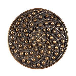 Protection Shield Pendant, Birka, Sweden, Bronze
