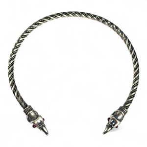 Huginn and Muninn, Viking Torc, silver