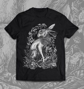 HASE, Herren-T-Shirt schwarz, Druiden-Kollektion