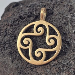 Sun Symbol- Hallstatt, bronze pendant
