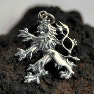 BOHEMIAN LION, silver pendant