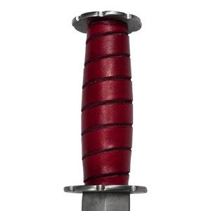 Rondel or Bollock dagger Kuttenberg, 14th century, blunt replica, red