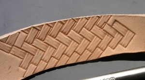 RECTANGLES, leather stamp